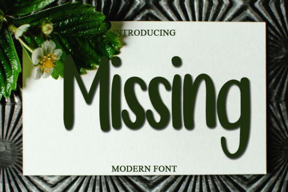 Missing Font