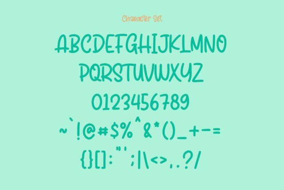 Mister Beeps Handwritten Font Font Poster 6