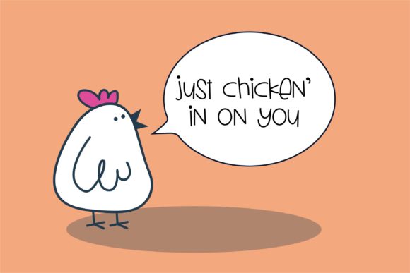 Mister Chicken Font Poster 4