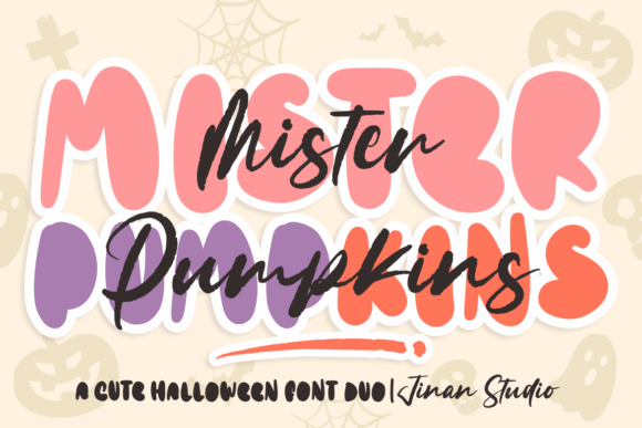 Mister Pumpkins Duo Font Poster 1