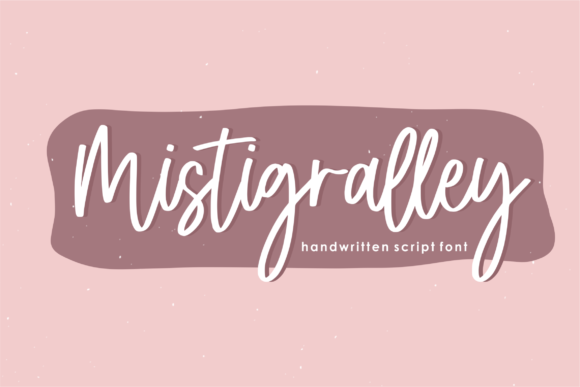 Mistigralley Font Poster 1