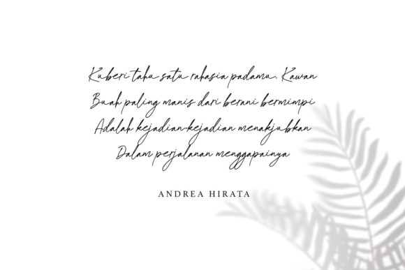 Mistograph Font Poster 7