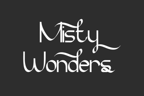 Misty Wonders Font Poster 1