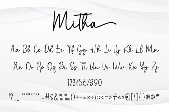 Mitha Font Poster 5