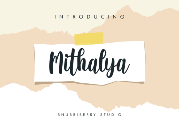 Mithalya Font Poster 1