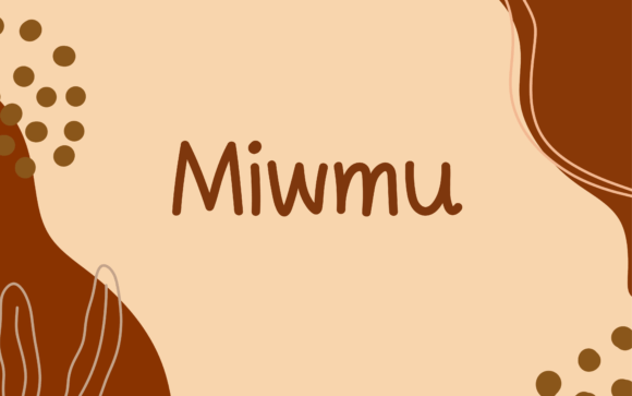 Miwmu Font Poster 1