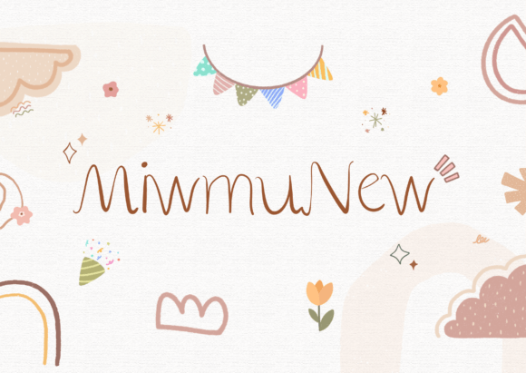 Miwmu New Font Poster 1