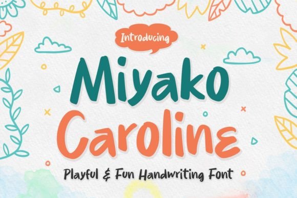 Miyako Caroline Font Poster 1