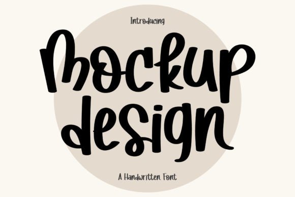 Mockup Design Font Poster 1