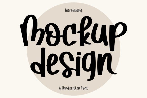 Mockup Design Font Poster 1
