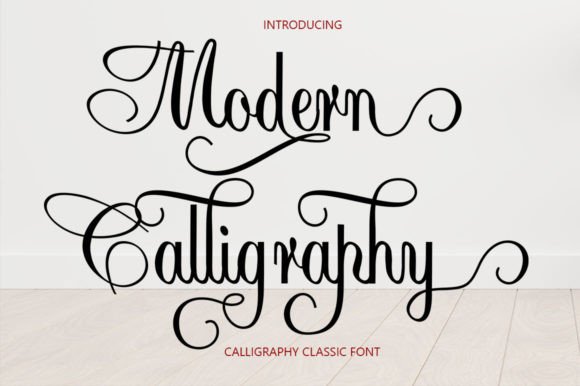 Modern Calligraphy Font Poster 1