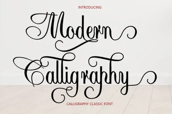 Modern Calligraphy Font Modern Calligraphy Font Poster 1