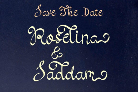 Modern Kalligraphy Brush Font Poster 3