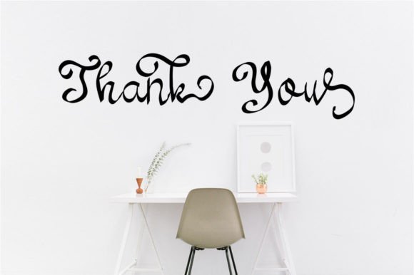 Modern Kalligraphy Brush Font Poster 9