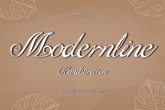 Modernline Font Poster 1