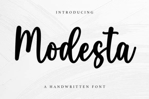 Modesta Font Poster 1