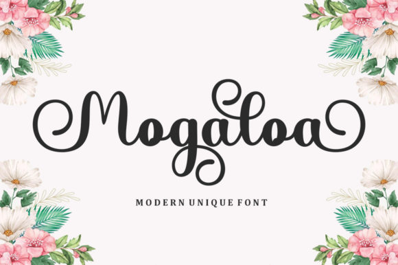 Mogaloa Font Poster 1