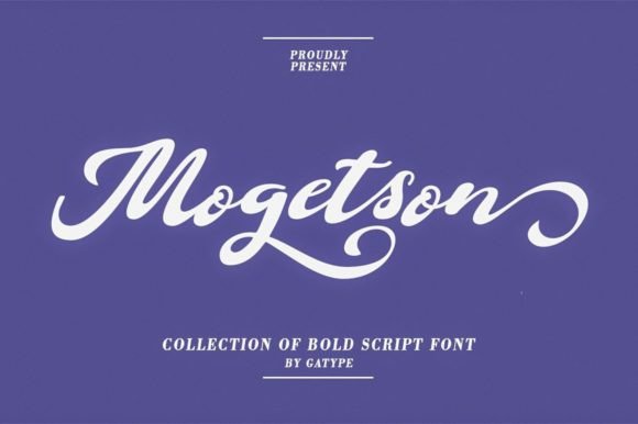 Mogetson Font Poster 1