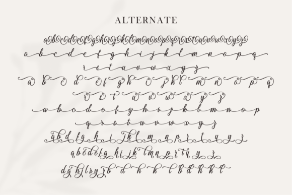Moilagella Font Poster 8