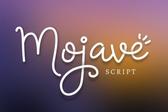 Mojave Font Poster 1
