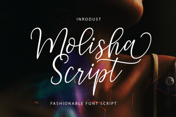 Molisha Script Font Poster 1