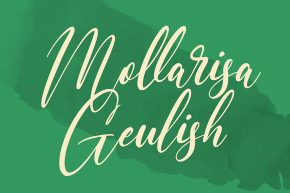 Mollafest Script Font Poster 6