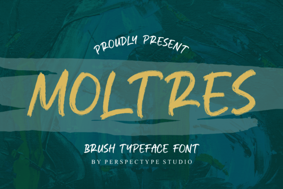 Moltres Font Poster 1