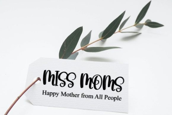 Moms Font Poster 4