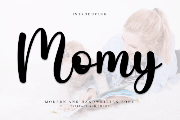 Momy Font Momy Font Poster 1