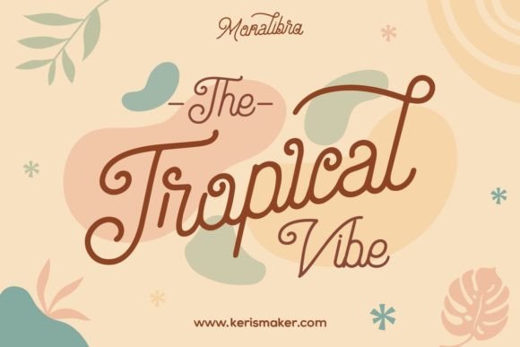 Monalibra Font Poster 12