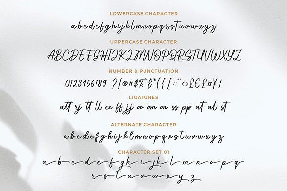 Monalisa Font Poster 8