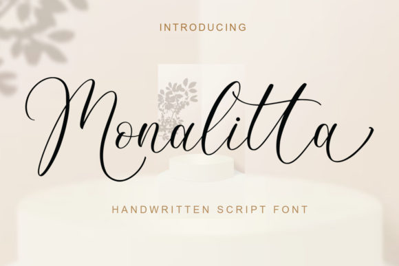 Monalitta Font Poster 1