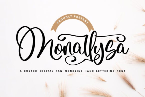 Monallysa Font Poster 1