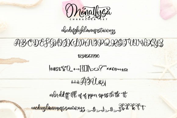 Monallysa Font Poster 5