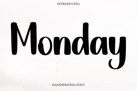Monday Font Poster 1