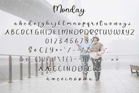 Monday Font Poster 6