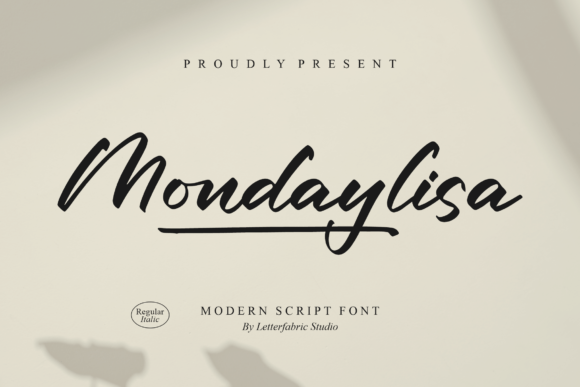 Mondaylisa Font Poster 1