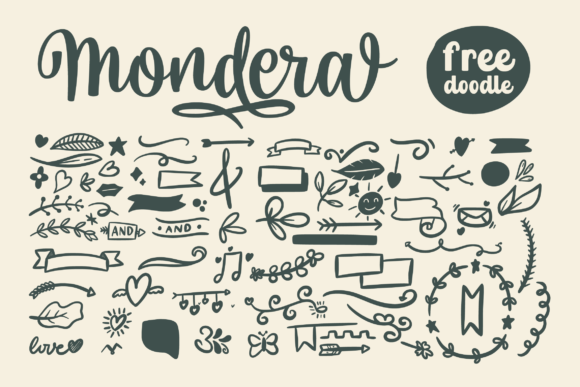 Mondera Font Poster 3