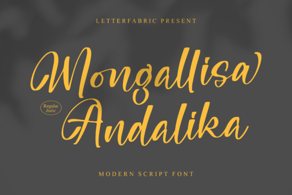 Mongallisa Andalika Font Poster 1