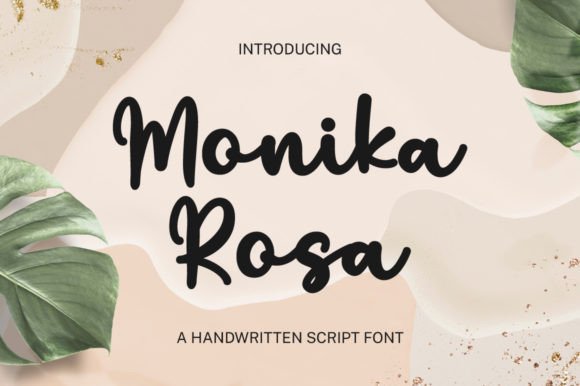 Monika Rosa Font Poster 1