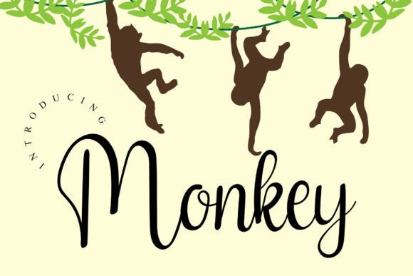 Monkey Font Poster 1