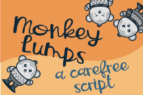 Monkey Lumps Font Poster 1