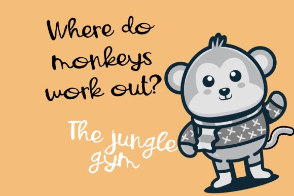Monkey Lumps Font Poster 3