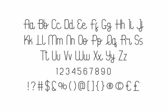 Monofil Font Poster 4