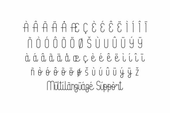 Monofil Font Poster 6