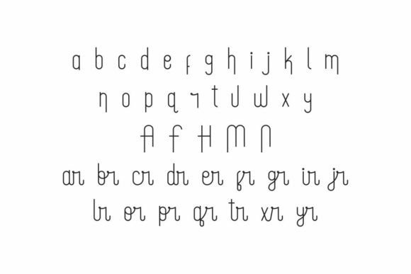 Monofil Font Poster 8