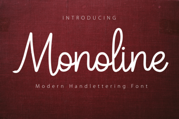 Monoline Font