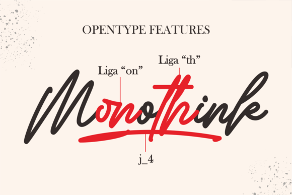 Monothink Font Poster 5