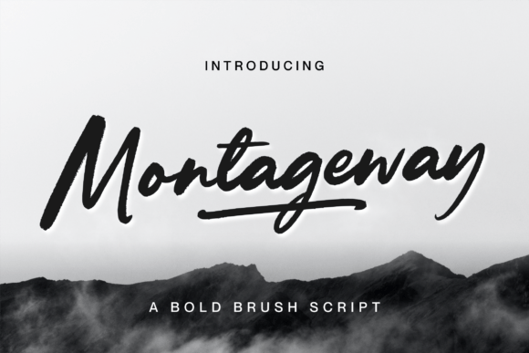 Montageway Font Poster 1