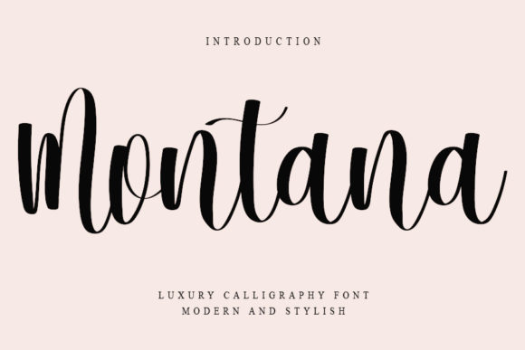 Montana Font Poster 1